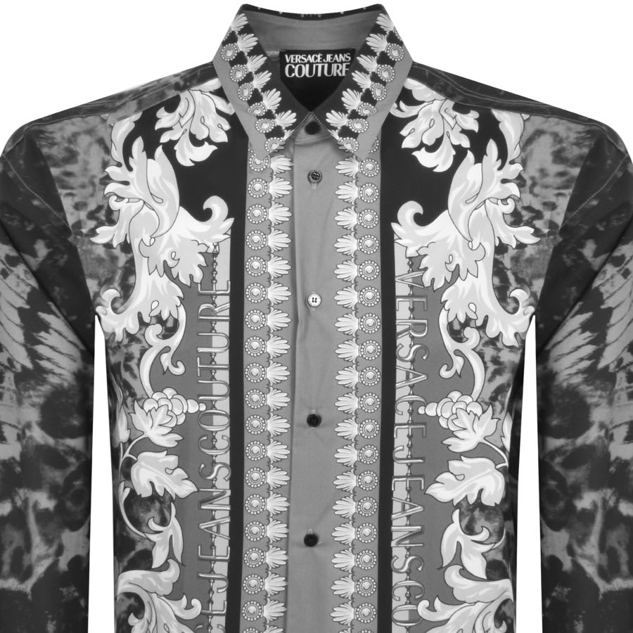 Versace Jeans Couture Animalier Shirt male Black print 54